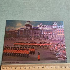 Vintage Postcard  Trooping the