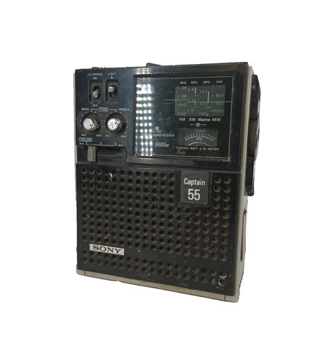 Vintage sony captain radio - captain, 55