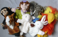 The Puppet Company Hand Glove Puppets Soft Plush Toys Choose From List