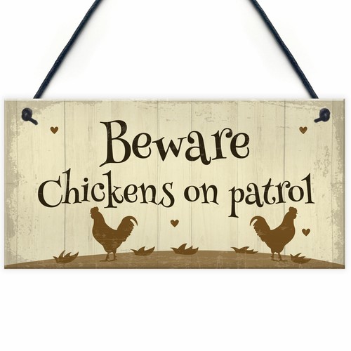 Funny chicken sign - sign, chickens