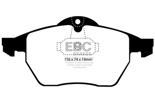 Ebc greenstuff front brake - greenstuff,