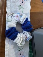 hand-embroidered scrunchie