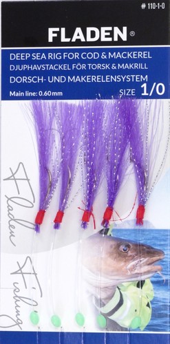 Fladen purple rigs - purple, blue