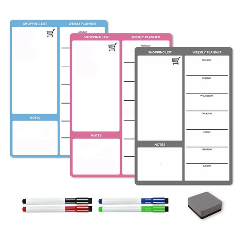 Magnetic weekly planner dry - weekly, planner,