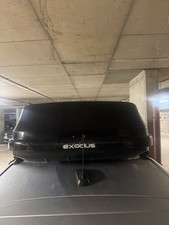 Roof box exodus 470l black - roof, 2x