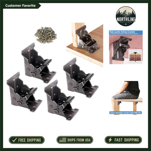 Self locking table hinges - table, 4