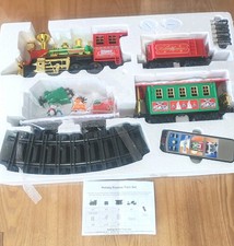 large holiday express train set with remote Used Once VGC 