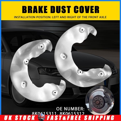 Front brake disc dust - 2x,