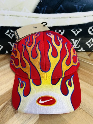 Authentic nike y2k red flames - authentic,