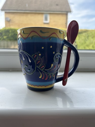 Spanish hand painted mug - spanish,