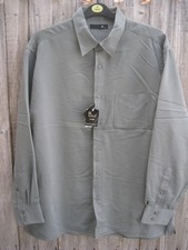 Mens BHS Long Sleeve Soft To Touch Fresh Green Shirt Size Large BNWT Ref B1