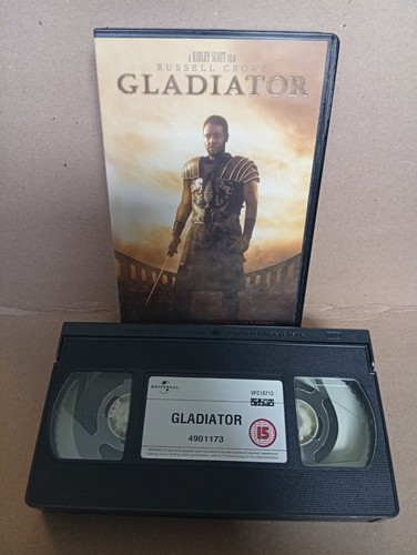 Gladiator vhs video tape - gladiator,