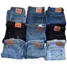 X10 LEVI'S Mixed Code Jeans Joblot Grade A/B Wholesale Used Bulk Resale Vintage
