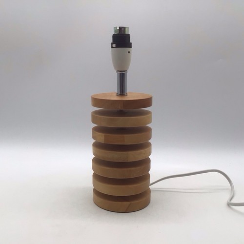 Wooden cylinder table lamp - cylinder,