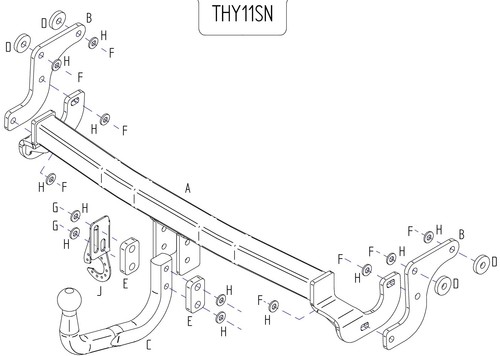 Towtrust swan neck automotive - towtrust,