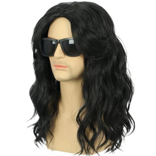 Long black role playing - role-playing, wig