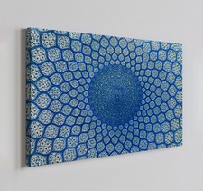 Blue Ceramic Ornament Abstract