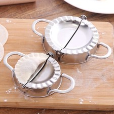 Dumpling Mould Press Meat Pie Pastry Maker Dough Cutter Tool Stainless Steel NEW