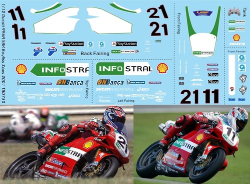 Decals for ducati - 1/12,