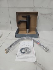 Ibergrif Black Basin Mixer Tap for Bathroom and Washroom Single Lever M11003B