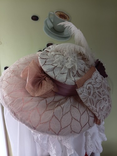 Edwardian ladies hat hand - ladies,