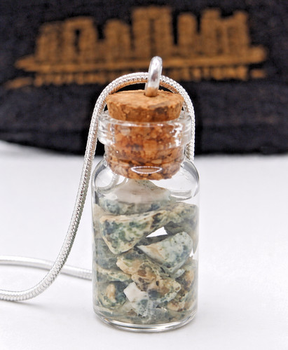 Stonehenge vial pendant - vial,