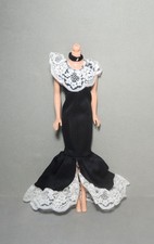 Vintage Sindy doll clothes 1980s Sophisticated Lady 43083 dress & choker No Doll