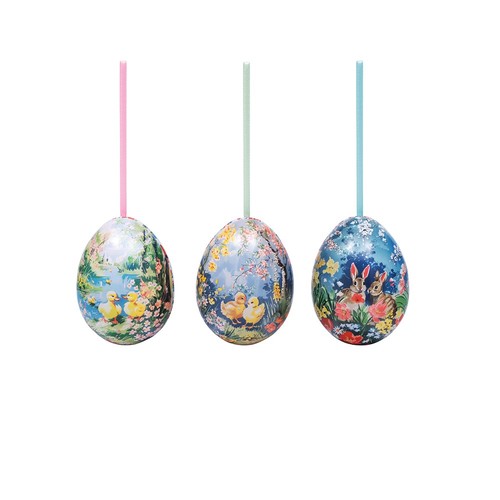Vintage easter mini tin - easter,