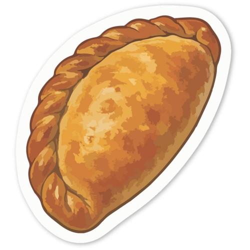 Cornish pasty decal stickers - decal,