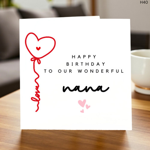 Personalized birthday card for - card,