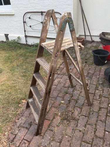 Vintage set stepladders 5 - vintage,