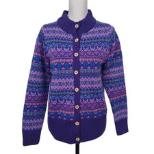 Fair Isle Wool Cardigan