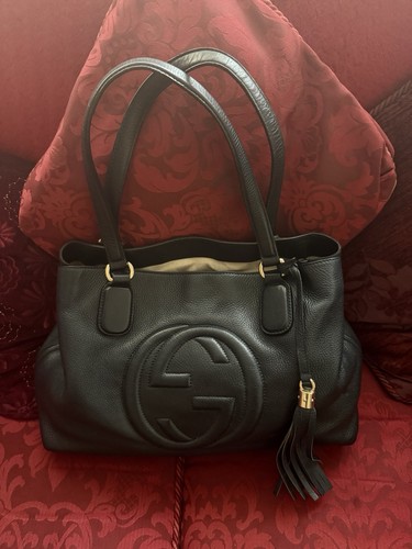 Gucci soho embossed black - gucci,
