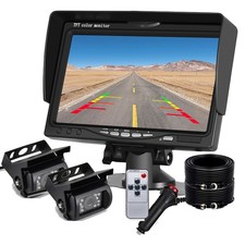 7" Monitor 12v 24v IR CCD
