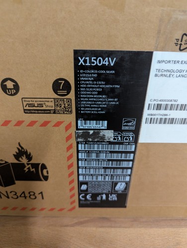 Asus vivobook x1504v - asus,