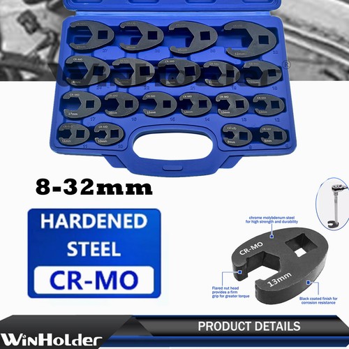 19pcs crowfoot wrench set - crowfoot,