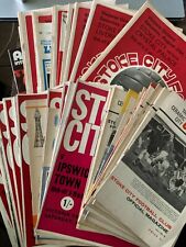 FOOTBALL CABIN Stoke City programmes League/Cup home away 1960s 1970s FREE POST