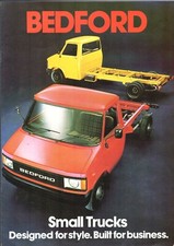Bedford CF Small Trucks 1980-1982 UK Market Sales Brochure 230 250 280 350 350L