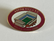 VINTAGE ASTON VILLA FC VILLA PARK ENAMEL PIN BADGE