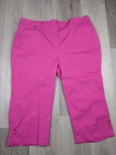 Ping Collection Women’s Cropped Golf Trousers – Size 20 – Pink - Very good cond