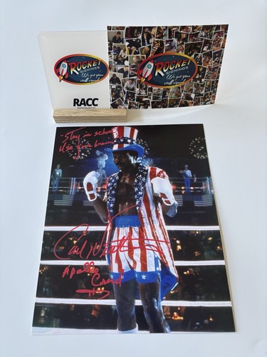 Carl weathers person signed - weathers, in-person