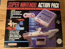 Super Nintendo Action Pack SNES PAL System Original 1992 NES Rare and Complete 