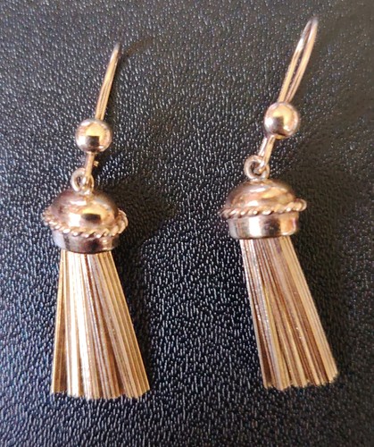 Vintage 9ct yellow gold dangle - vintage,