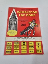 Wimbledon LBC Dons Speedway