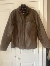 Men’s Brown Suede/Leather Jacket - XL