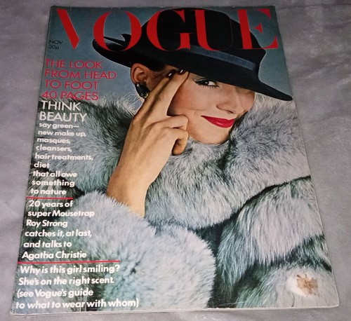 Vogue magazine november 1972 - magazine,