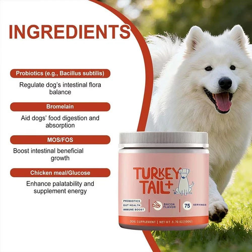 Turkey tail mushroom for dogs - tail,