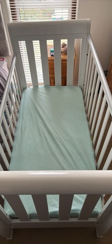 Cot bed with adjustable - cot, guard