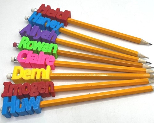 Personalised pencil toppers - toppers, /