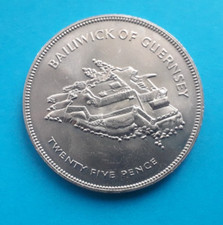 Guernsey 1977 25p / crown coin